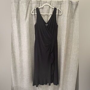 Lauren Ralph Lauren Elegant Black Midi Dress